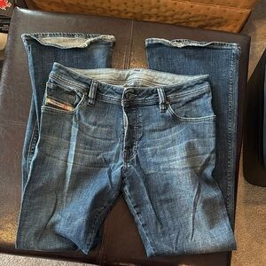 Diesel “Zaf” Blue Denim Jeans size 34x34 bootcut